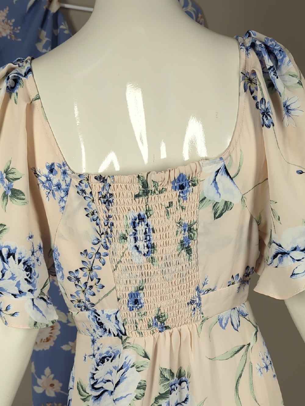 2x RW&CO. Pink Floral Midi Dresses - Picture 7 of 8